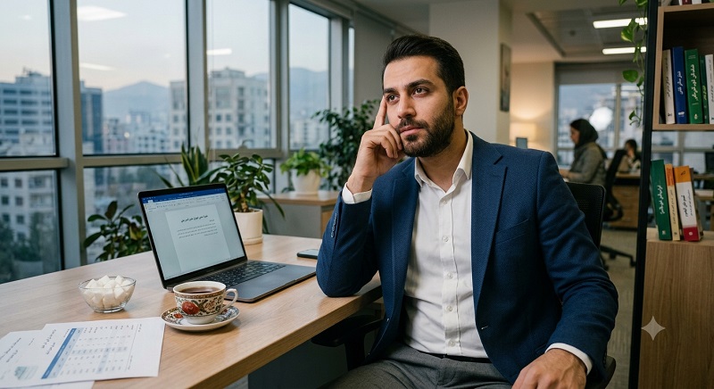 فکر کردن به انتخاب حسابدار